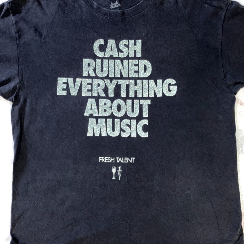 Fresh Talent CREAM Graphic T Shirt Rare Size XL Extra Large Wu Tang